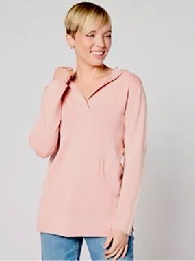 Barefoot Dreams Dusty Rose Knit Pullover